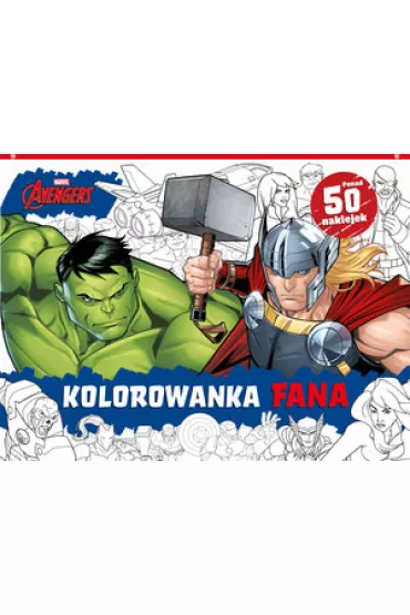 Kolorowanka fana. Marvel Avengers