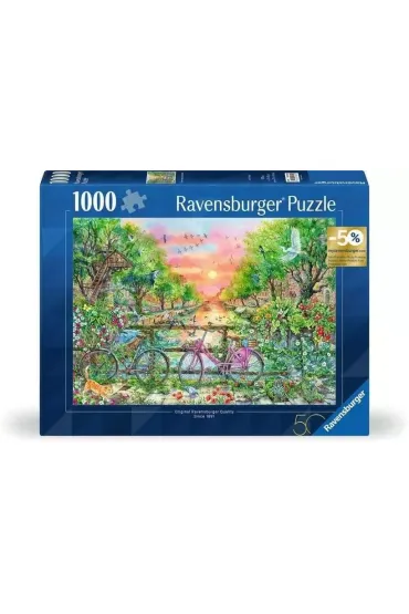 Puzzle 1000 el. Amsterdam 50 urodziny Ravensburger
