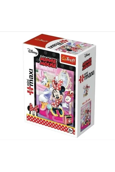 Puzzle 20 el. miniMAXI Ulubione zaj�cia Minnie 1 Trefl