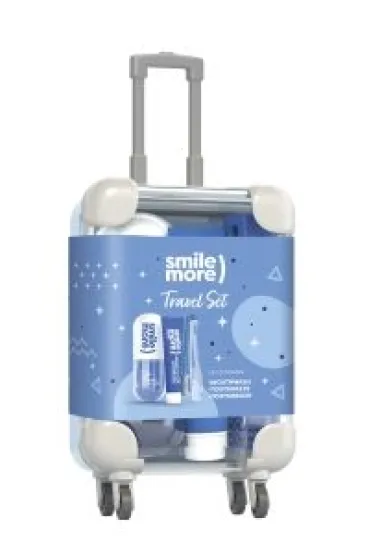 HiSkin Zestaw Travel Size Dental - pasta do z�b�w + p�yn do p�ukania + sk�adana szczoteczka 30 ml + 60 ml + 1 szt.