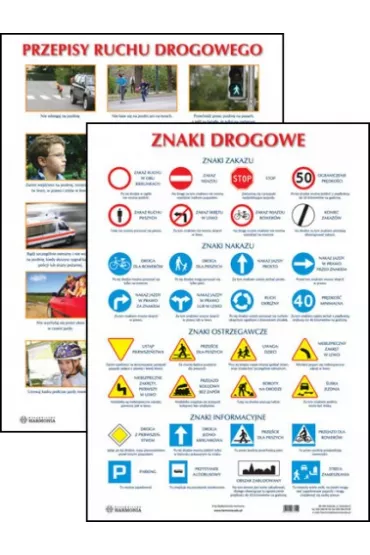 Plansza Znaki drogowe / Przepisy ruchu drogowego