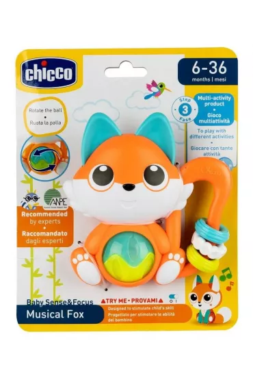 Grzechotka lisek Chicco