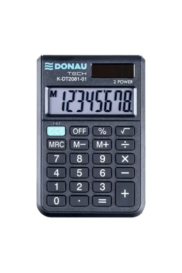 Donau Kalkulator kieszonkowy 8-cyfrowy wy�wietlacz 9.0 x 6.0 x 1.1 cm