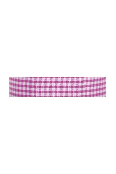 Pogotowie Florystyczno �lubne Wst��ka materia�owa w kratk� 25mm/9mb