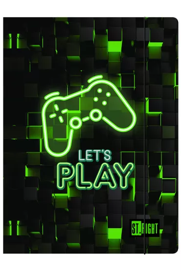 Teczka z gumk� A4 Dark Game St.Right St.Right