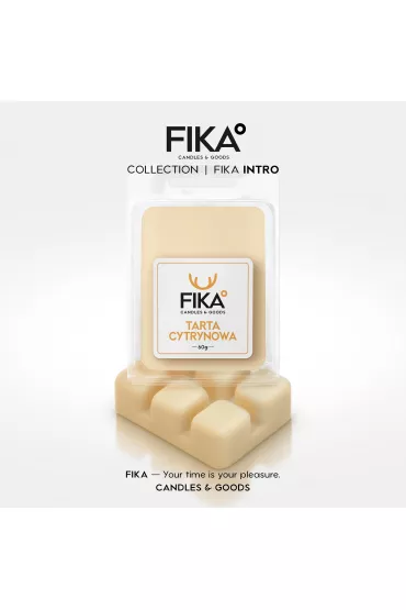 Fika Candles&Goods Wosk zapachowy - Tarta cytrynowa 60 g