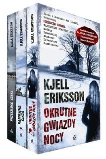 Pakiet Kamienna cisza Okrutne gwiazdy nocy Przesz�o�� czeka - Kjell Eriksson