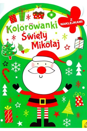 Kolorowanka z wykrojnikiem. �wi�ty Miko�aj