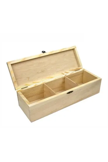 Rosa Pude�ko drewniane z zamkiem 30x10x8cm