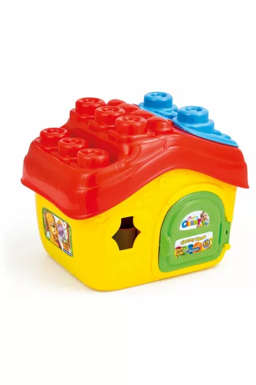 Clemmy Baby Klocki mi�kkie clemmy Domek pe�en klock�w 15 element�w 14754 - Clemmy Baby