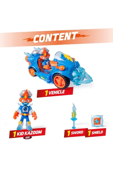 Combat Vehicle Kid Kazoom, figurki