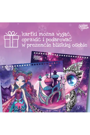 Nebulous Stars Szkicownik z kredkami, szablonami i naklejkami M Nebulia