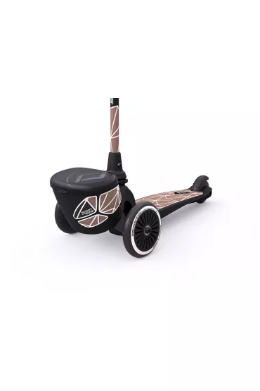 Hulajnoga tr�jko�owa balansowa z zamykanym schowkiem 2-5 lat Brown Lines Scootandride