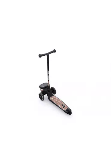 Hulajnoga tr�jko�owa balansowa z zamykanym schowkiem 2-5 lat Brown Lines Scootandride