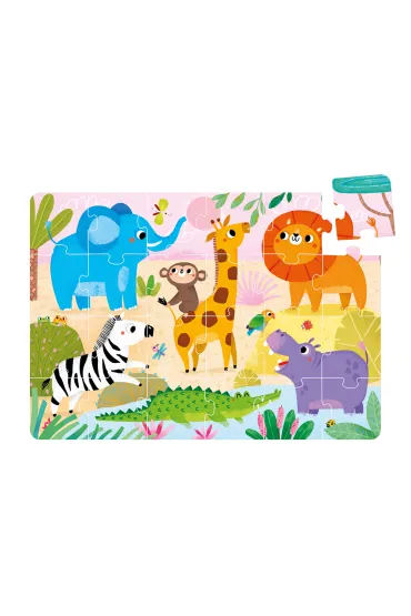 Dzikie puzzle 24 el. CzuCzu. Sawanna Bright Junior Media