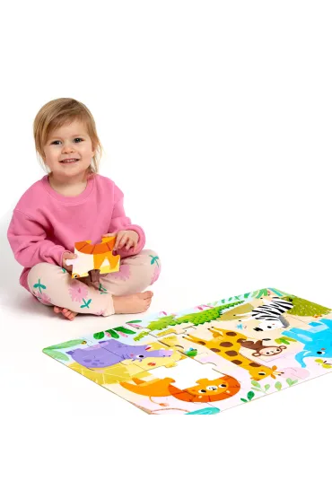 Dzikie puzzle 24 el. CzuCzu. Sawanna Bright Junior Media