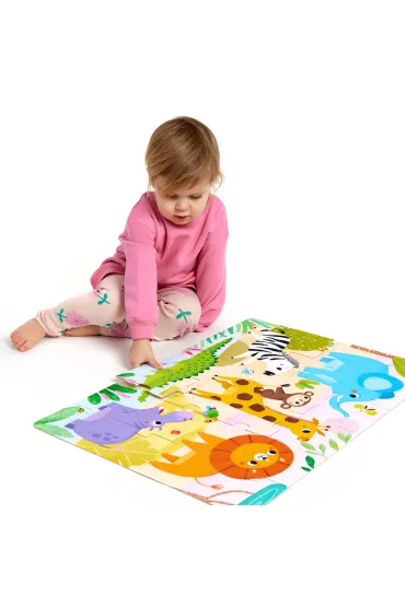 Dzikie puzzle 24 el. CzuCzu. Sawanna Bright Junior Media