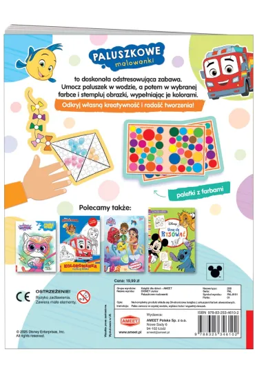 Disney Junior. Paluszkowe malowanki
