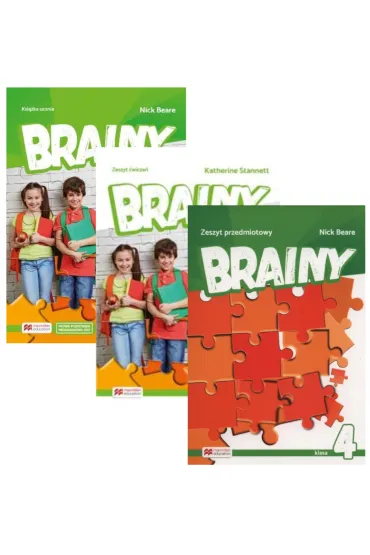 Brainy. Ksi��ka ucznia, zeszyt �wicze� i zeszyt przedmiotowy do j�zyka angielskiego dla klasy 4 szko�y podstawowej - Nick Beare, Katherine Stannett
