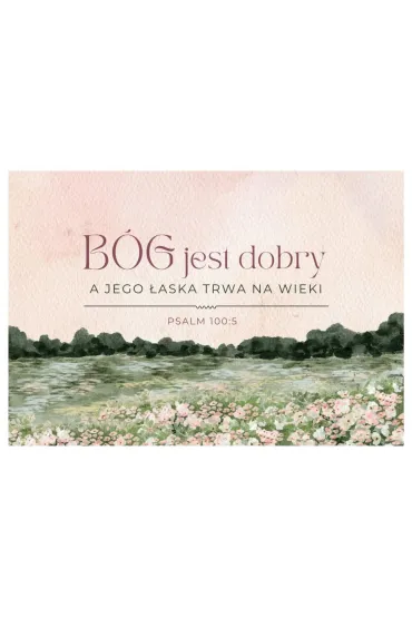 Karnet - B�g jest dobry - ��ka