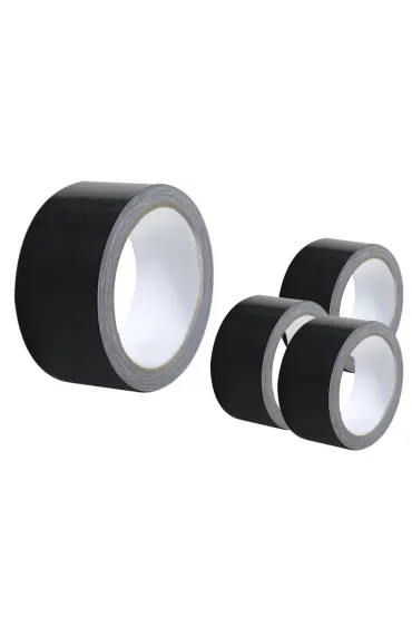 LeanToys Ta�ma tekstylna wytrzyma�a uniwersalna czarna 50m