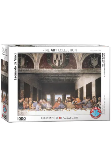 Puzzle 1000 el. Ostatnia Wieczerza, Leonardo da Vinci Eurographics