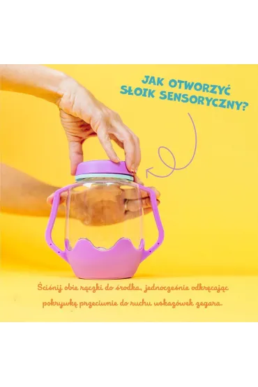 S�oik sensoryczny do nape�nienia wod�, kolor b��kitny Glo Pals