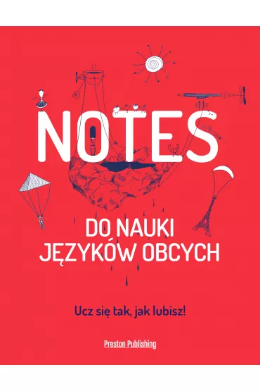 Notes do nauki j�zyk�w obcych czerwony