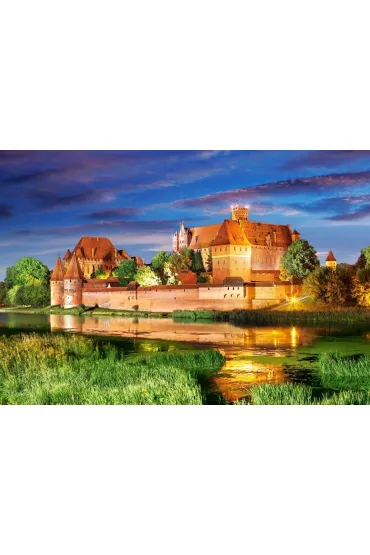 Puzzle 1000 el. Zamek w Malborku Polska Castorland