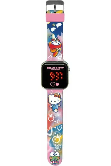 Zegarek LED z kalendarzem Hello Kitty HK50151