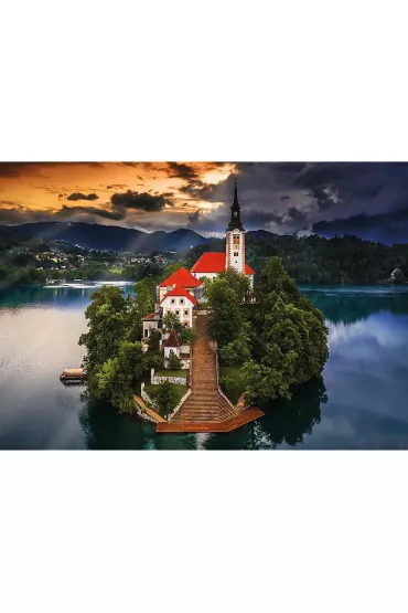 Puzzle 1000 el. Premium Plus Quality Photo Odyssey: Jezioro Bled, S�owenia Trefl