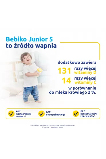 Bebiko Junior 5 Odywcza formua na bazie mleka dla przedszkolaka 600 g