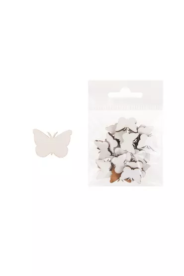 Cresco Dekoracja drewniana Motyl �redni 24 szt.