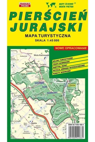 Pier�cie� Jurajski 1:45 000 mapa turystyczna
