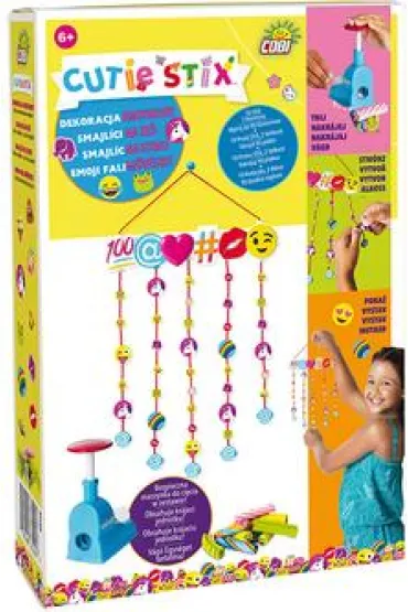 Cutie Stix. Dekoracja emotikony Cobi