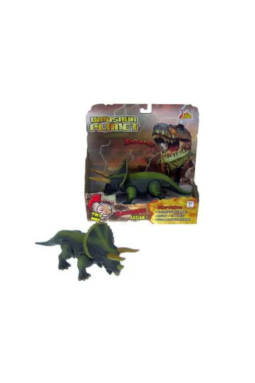 Triceratops �wiat�o i d�wi�k 25cm