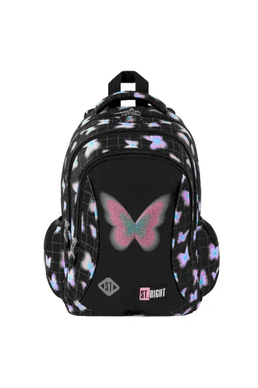 St. Majewski Plecak 3-komorowy Pastel Butterfly