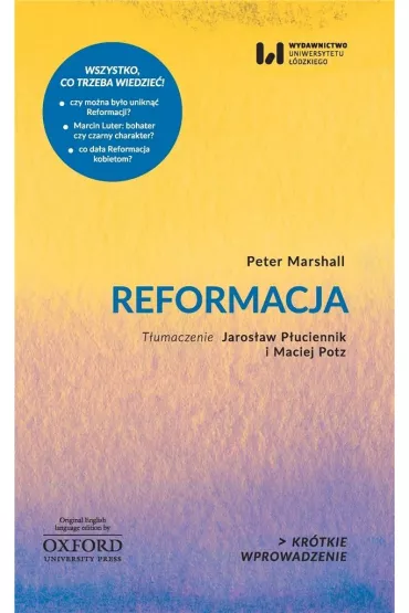 Reformacja. Kr�tkie Wprowadzenie 19 - Peter Marshall