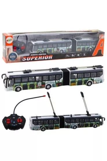 Trolejbus miejski RC ze �wiat�em LeanToys