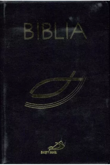 Biblia z rybk� z suwakiem czarna