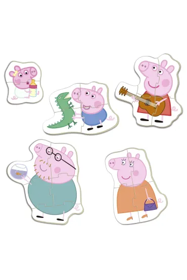 Puzzle Baby 5w1 �winka Peppa 113783 Educa