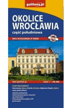 Mapa - Okolice Wrocawia cz. poudniowa 1:100 000