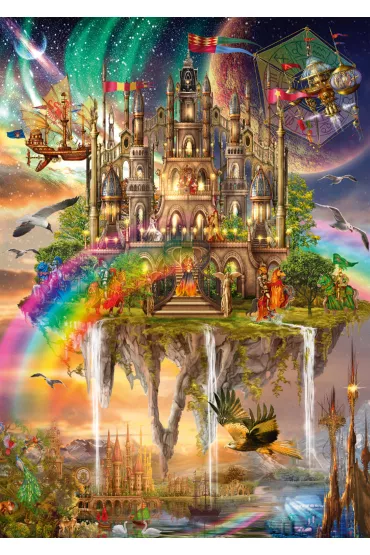 Puzzle 1000 el. Miasto w niebie Schmidt