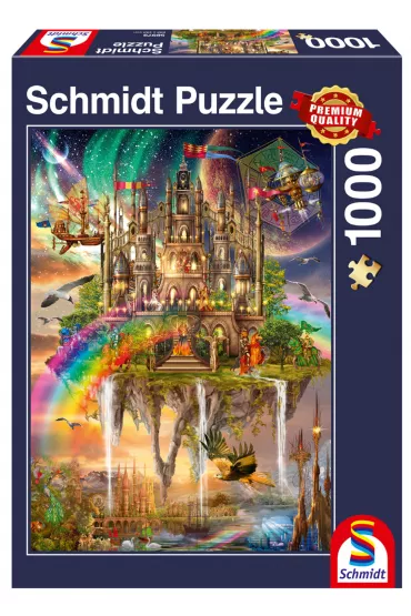 Puzzle 1000 el. Miasto w niebie Schmidt