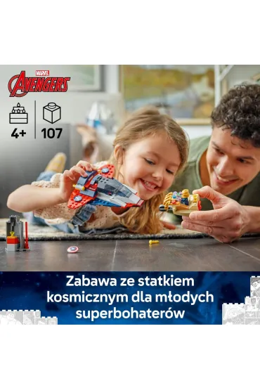 LEGO Marvel Kapitan Ameryka kontra Thanos 76319