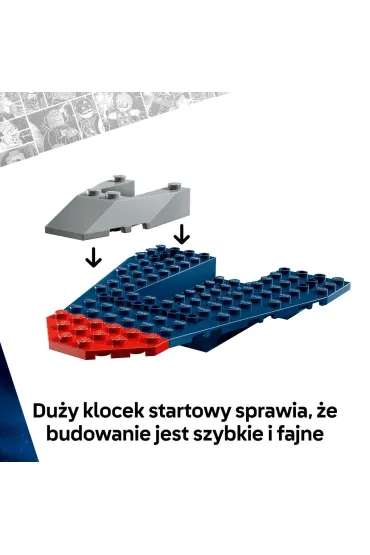 LEGO Marvel Kapitan Ameryka kontra Thanos 76319
