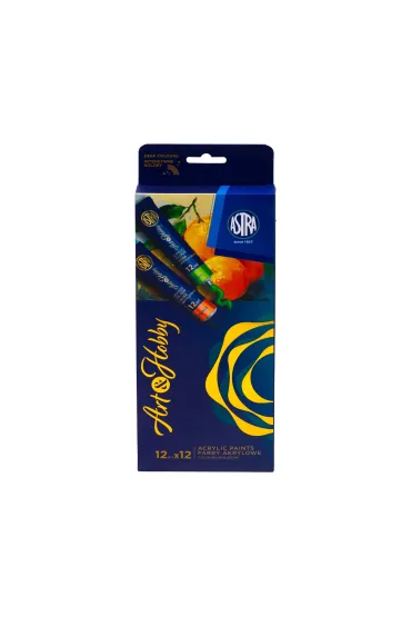 Farby akrylowe ASTRA 602124004 12 x 12 ml