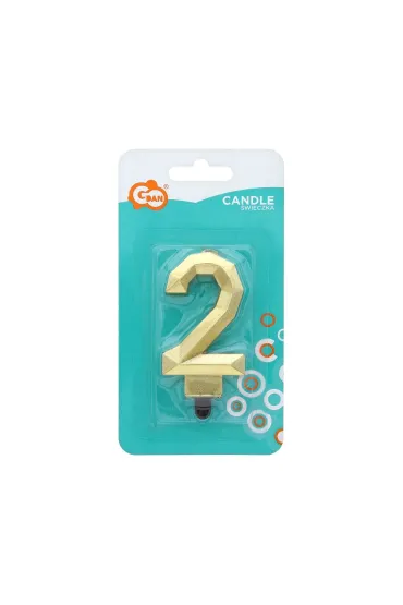 Godan �wieczka Cyfra 2 Diament 7.6cm