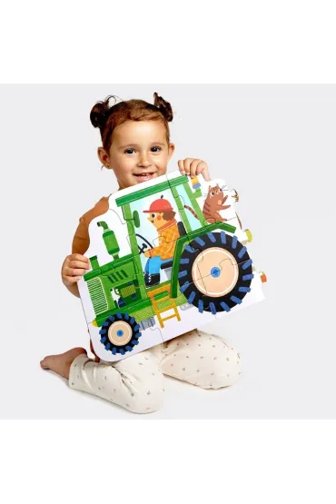 Moto puzzle Traktor dla dzieci 2  3 Bright Junior Media