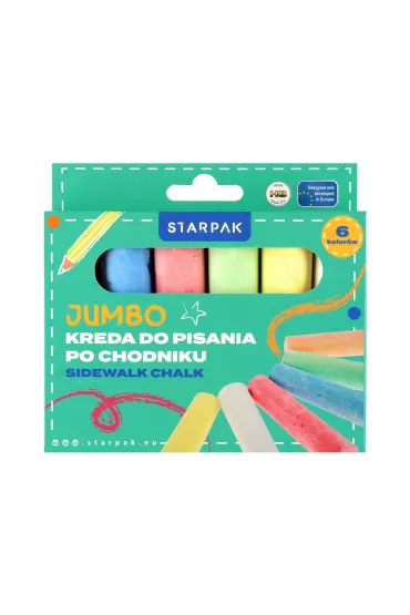 Kreda chodnikowa Jumbo STARPAK 559665 6 szt.